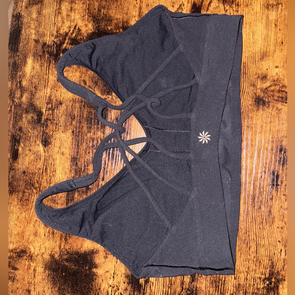 Athleta sports Bra with Strappy Back